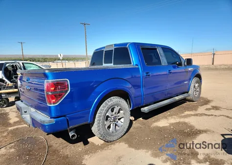 2013 Ford F150 Supercrew из США, поврежденный, VIN 1FTFW1CT6DFC94723